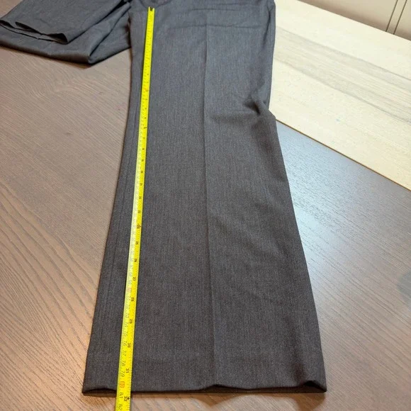 Rafaella Pants Women 12 Dress Pants Wide Leg Gray - Picture 8 of 9